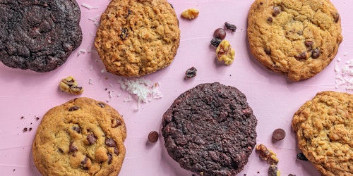 Cookies on a tray