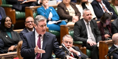 Keir Starmer at Prime Minister's Questions