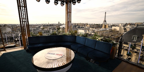 View of Paris from WBD's film studio 