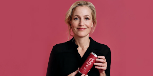 Gillian Anderson fledgling G Spot drinks range 