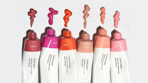 Images of Glossier lip glosses 