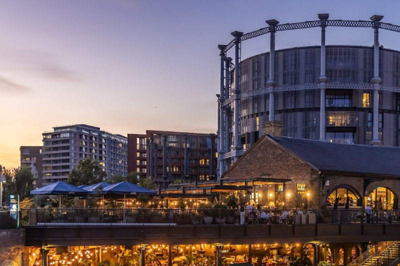 The view of Coal Drops Yard 