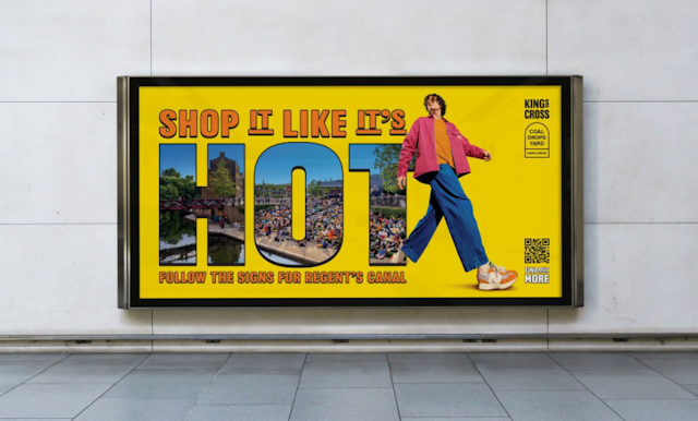 Poster for Kings Cross Shop it Like Its Hot campaign 